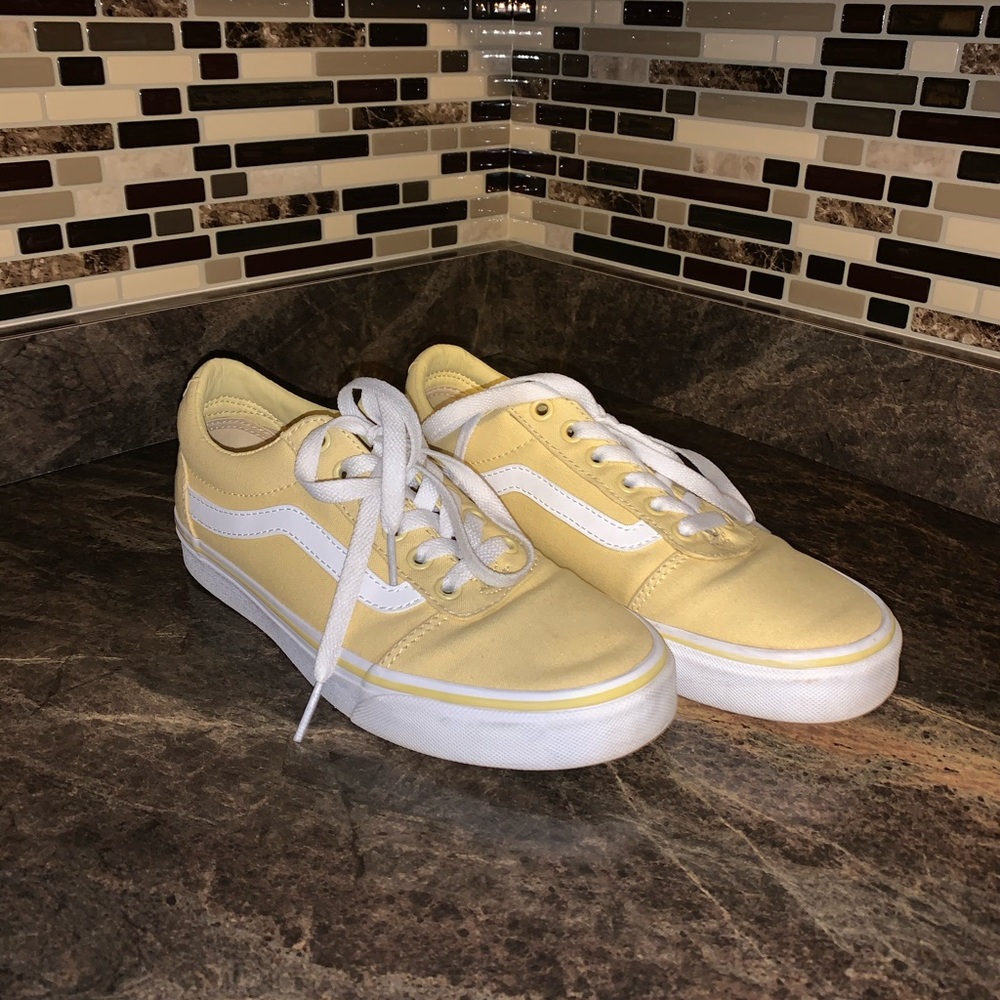 Pastel Yellow Vans
